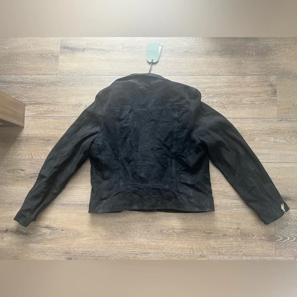 All Saints Suede Darby Biker Jacket - Picture 5 of 5